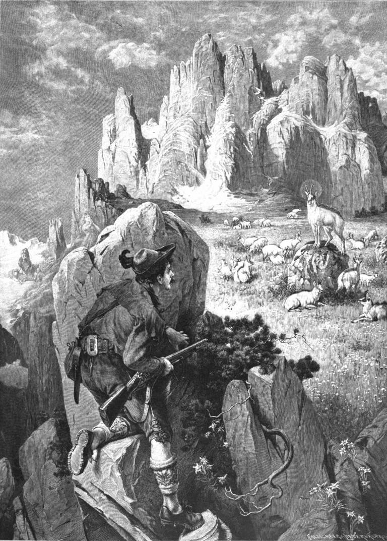 The mythical golden-horned Chamois is said to have had magical qualities in Slovenian lore.