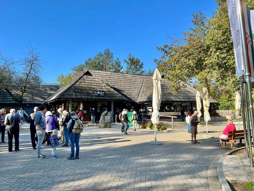 Entrance 1 at Plitvice Lakes National Park in Croatia.