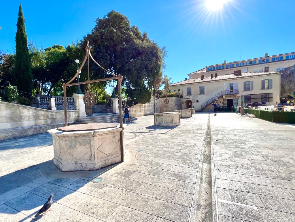Five Wells Square in Zadar, Croatia.